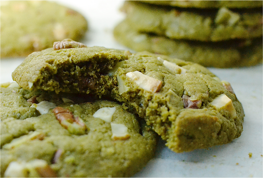 Recette : cookie matcha chocolat