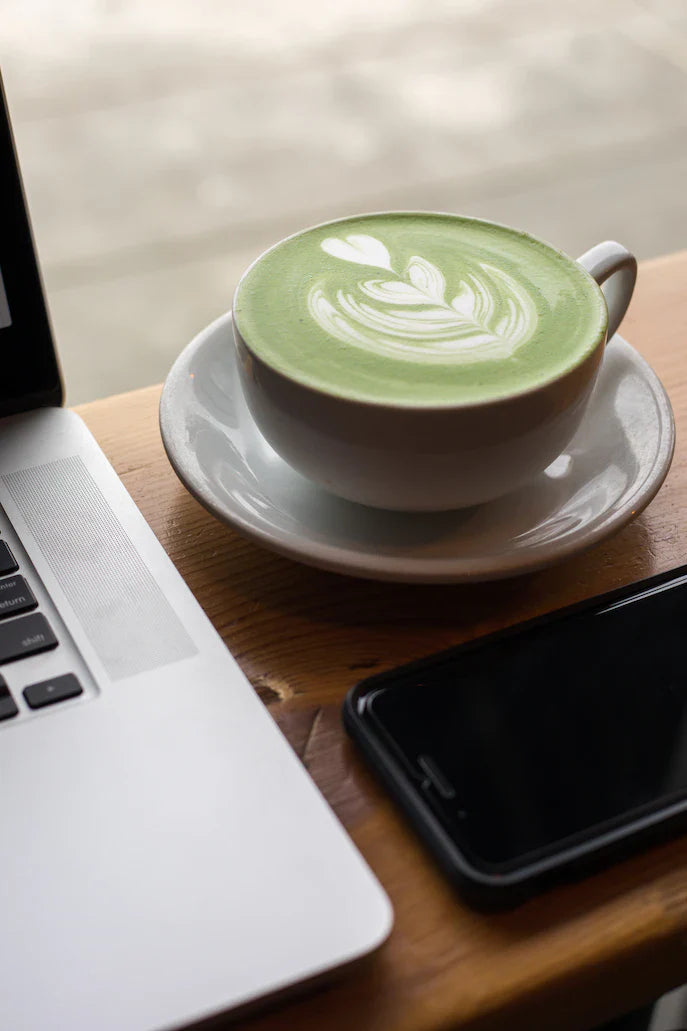 matcha latte bio japon