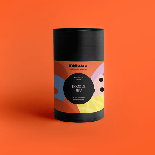 Thé noir Amandes, Noix torréfiées – Double Jeu – Kodama Paris