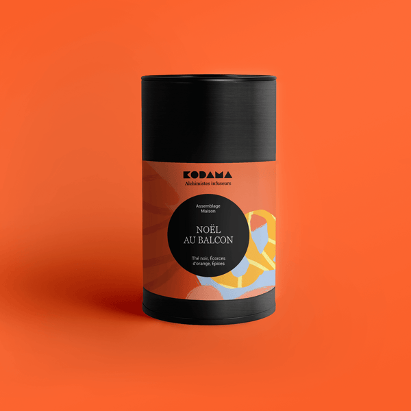 Thé noir Cacao, Écorces d'orange, Épices – Noël au Balcon – Kodama Paris