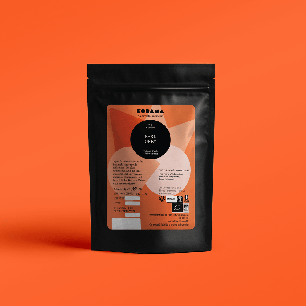 Thé noir bio à la bergamote – Earl Grey Bio – Kodama Paris