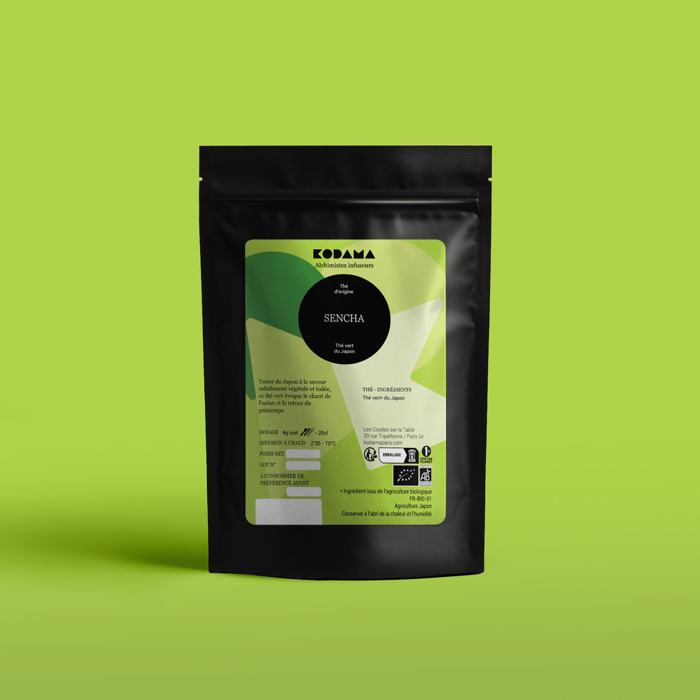 Thé vert bio bio du Japon – Sencha Bio – Kodama Paris