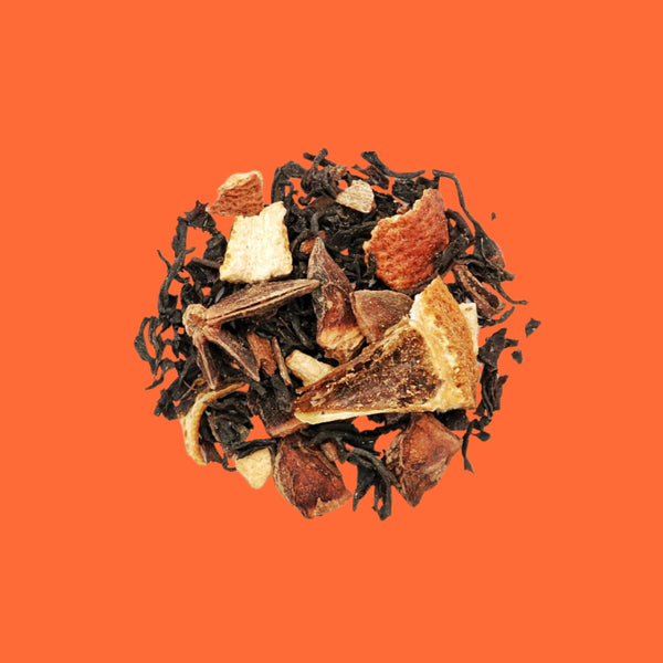 Thé noir Cacao, Écorces d'orange, Épices – Noël au Balcon – Kodama Paris