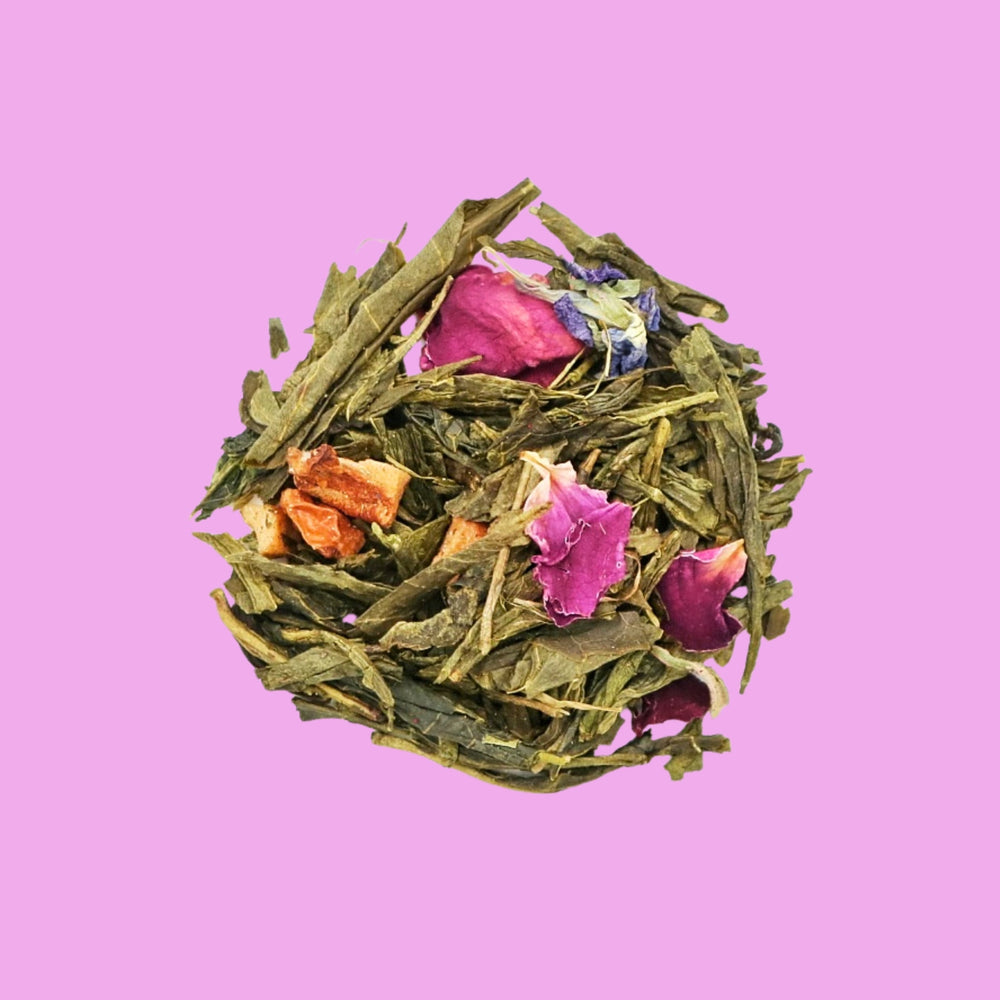 À Fleur de Peau – Thé blanc, Pétales de fleurs – Kodama Paris - Tasse et vrac