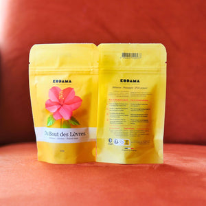Du Bout des Lèvres – Infusion – Hibiscus, Ananas, Poivre rose – Kodama Paris - Pochette découverte
