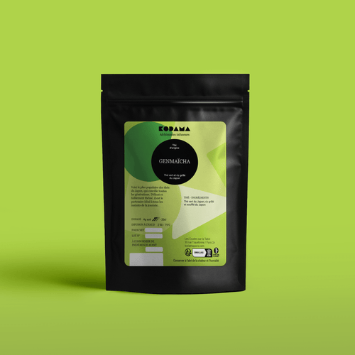 Genmaïcha – Thé vert au riz grillé et soufflé – Kodama Paris - Pochette