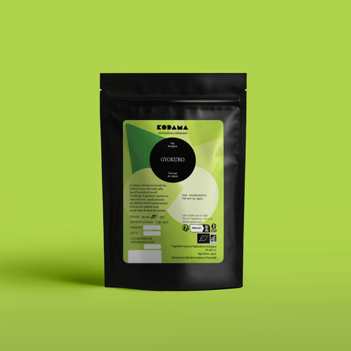 Gyokuro Bio – Thé vert – Cueillette d'Exception – Kodama Paris - Pochette