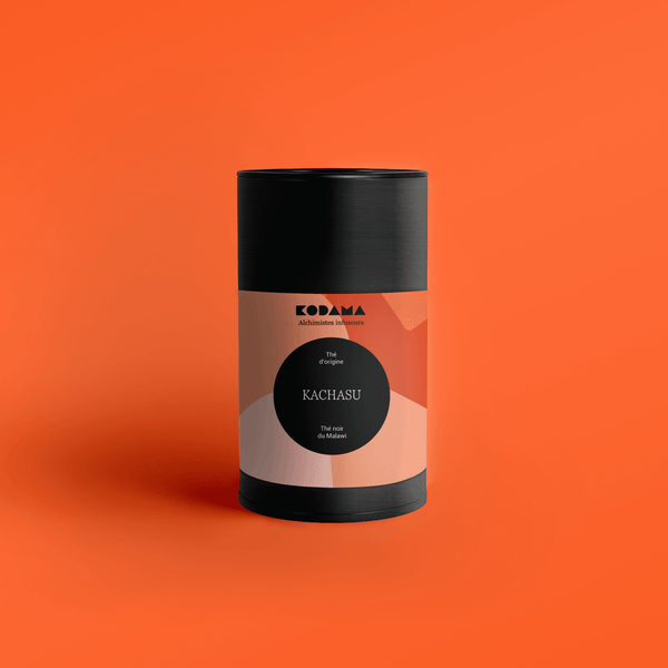 Kachasu – Thé noir du Malawi – boite - packshot - Kodama Paris
