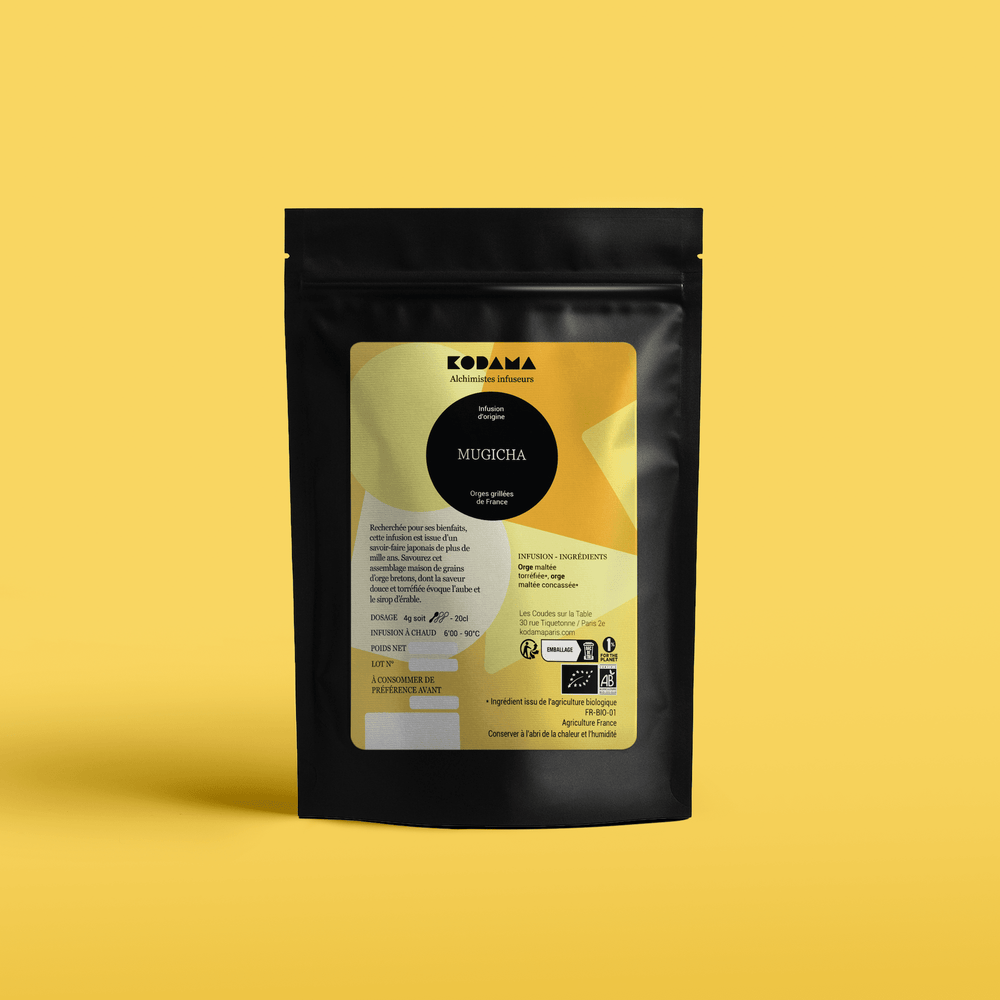 Mugicha Bio – Infusion – Orge grillée et concassée – Kodama Paris - Pochette