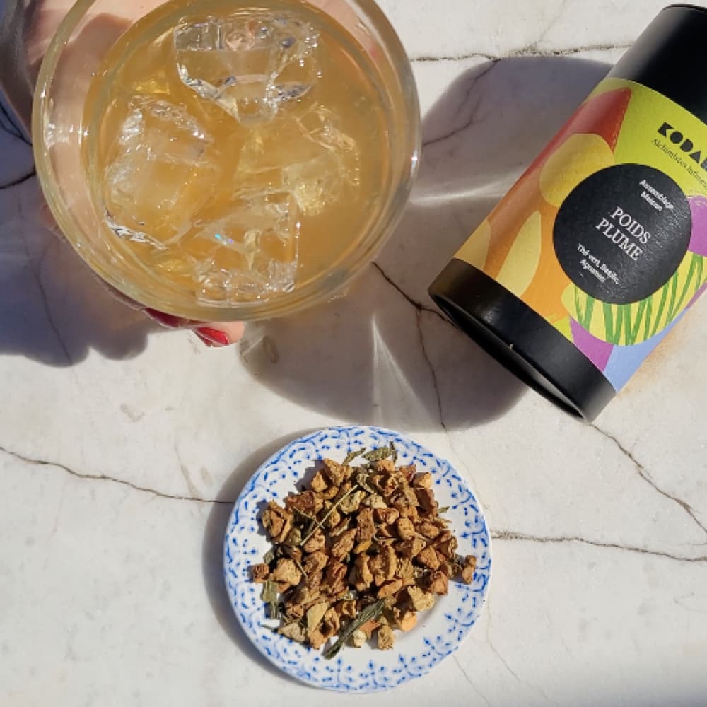 Poids Plume – Thé vert, Basilic, Agrumes – Kodama Paris - Elixir - Boite - Vrac
