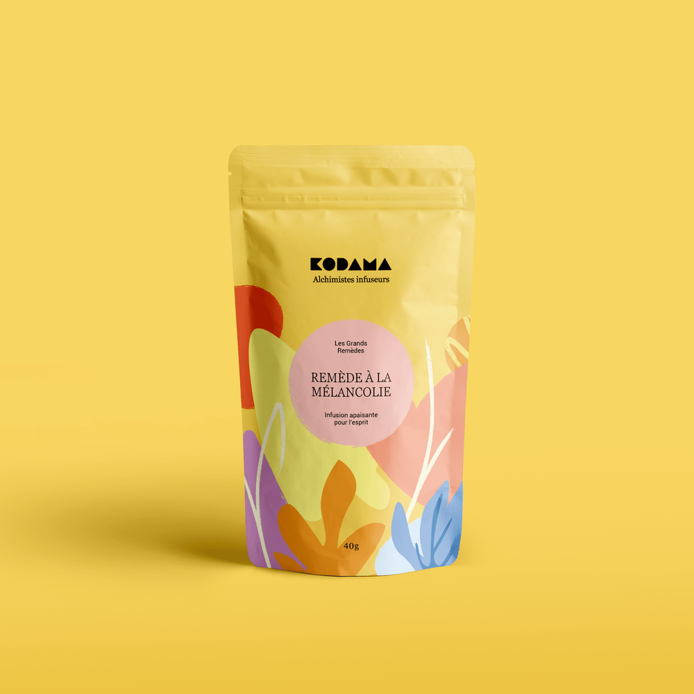 Remède à la Mélancolie – Infusion aux plantes apaisantes et au chanvre – Kodama Paris