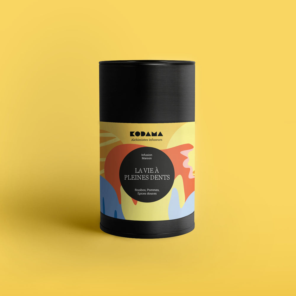 Rooibos bio, Pommes, Épices douces, Cannelle – La Vie à Pleines Dents Bio – Kodama Paris