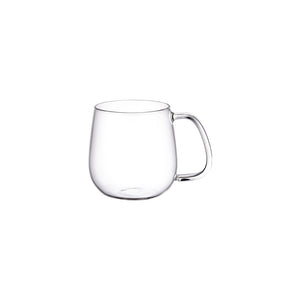 Tasse en verre 450ml KINTO – Accessoire à thé – Kodama Paris - tasse vue de profil