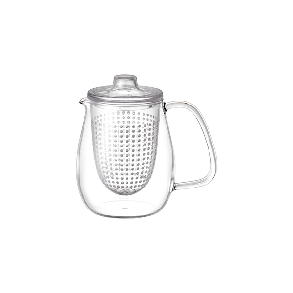Théière L en verre/plastique 720ml KINTO – Accessoire à thé – Kodama Paris - Theiere sur fond blanc